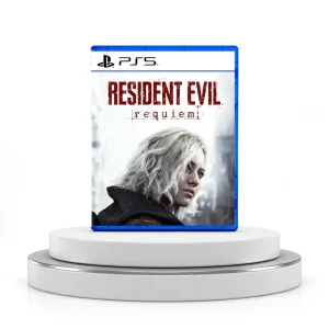 تصویر قاب بازی Resident Evil Requiem برای کنسول PlayStation 5 با طرح شخصیت گریس اشکرافت